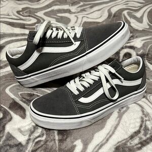 Vans Black and White Old Skool Sneakers
